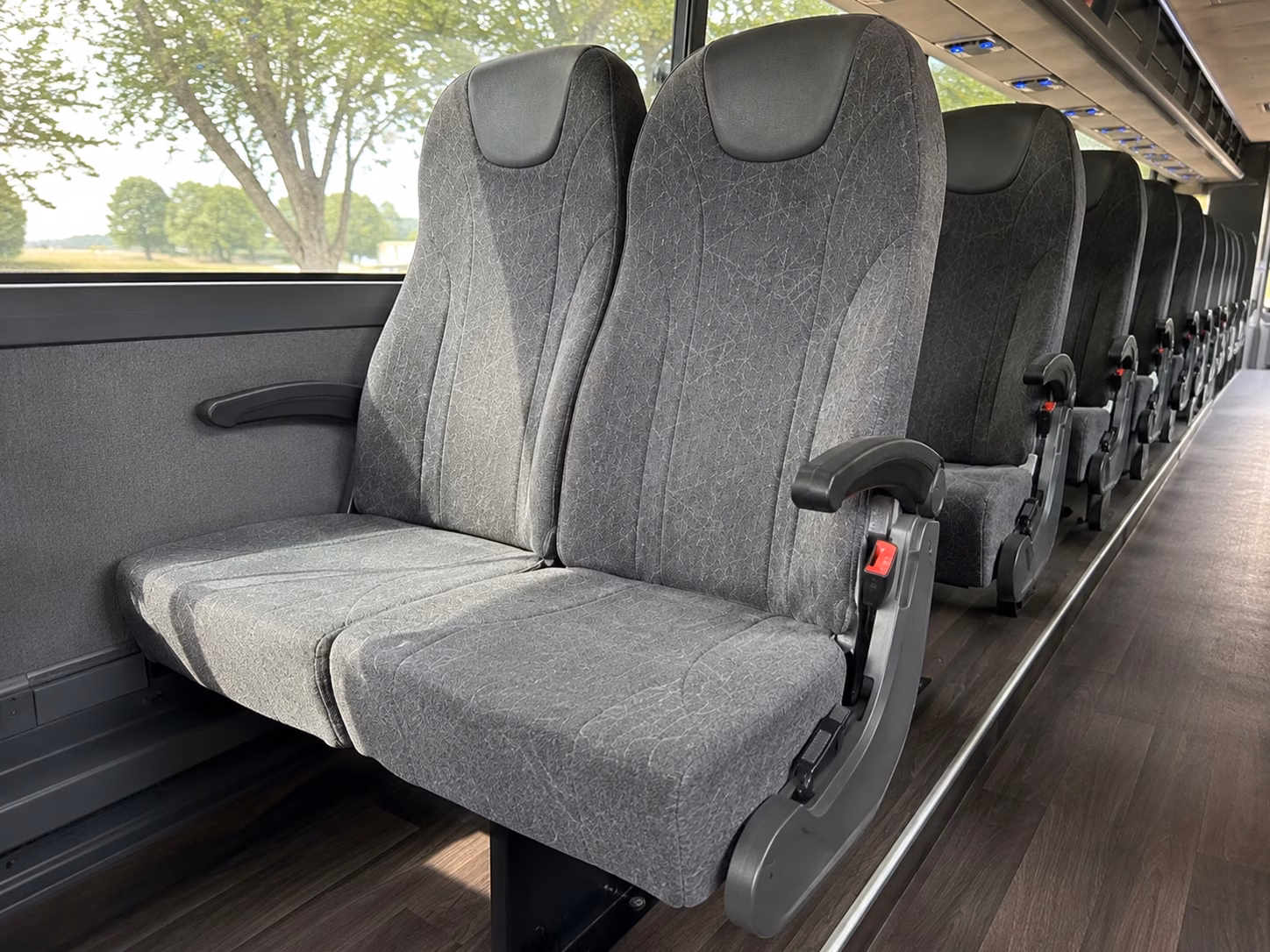 cape coral charter bus rental interior