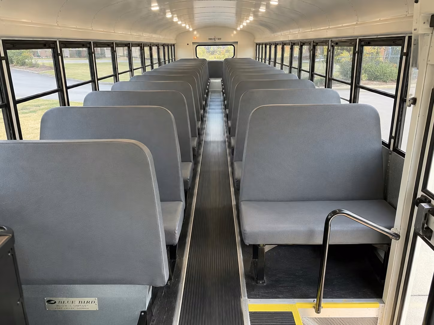 school bus interior