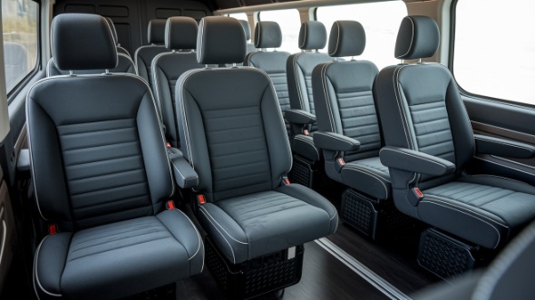 cape coral sprinter van with driver inside